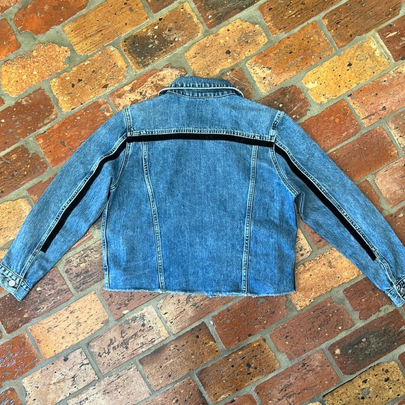 Lucky Brand "The Tomboy Trucker" Jean jacket szM RARE - Picture 10 of 12